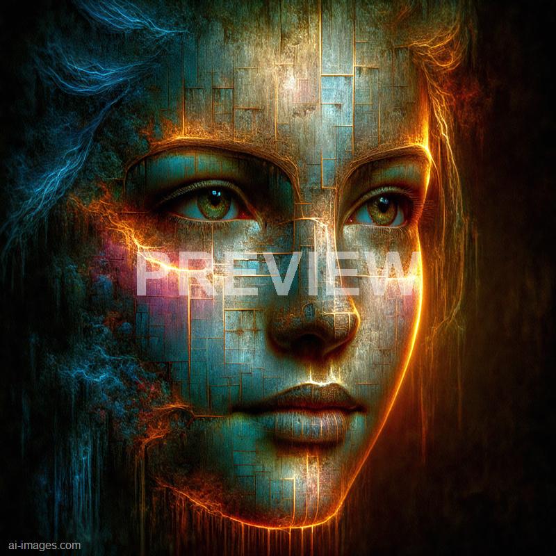 11484 - a-girl-s-face-resembles-an-old-weathered-painting-wit_250704101827_00001